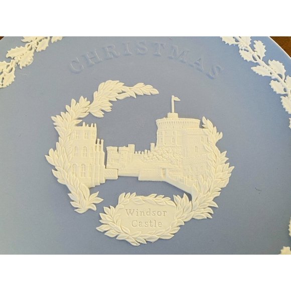 Wedgwood Jasperware Christmas 1969 Windsor Castle Made in England Excellent - Picture 4 of 6